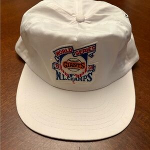 Vintage 1989 San Francisco Giants National League Champions World Series Cap